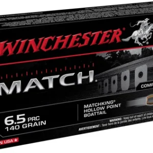 WINCHESTER MATCH 6.5 PRC - 140GR BTHP 20RD 10BX/CS