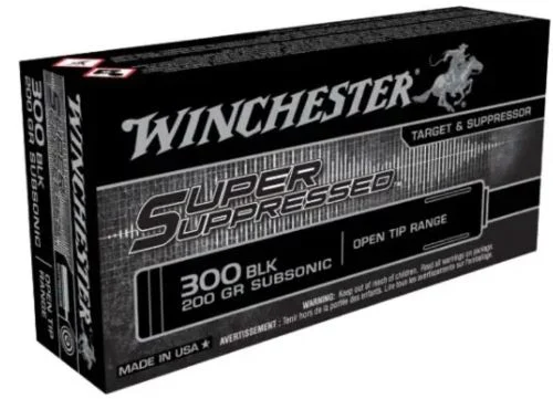 WINCHESTER SUPPRESSED 300 AAC - 200GR FMJ 125RD 6BX/CS