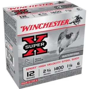 WINCHESTER XPERT 12GA 2.75" - 1-1/8OZ #6 1400FPS 25RD 10BX/C