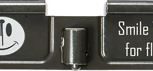 BATTLE ARMS LASER ENGRAVED - DUST COVER SMILE WAIT FR FLASH