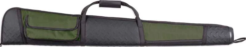 BULLDOG ARMOR SHOTGUN CASE 52" - GREEN W/ BLK EXTRA THICK PAD