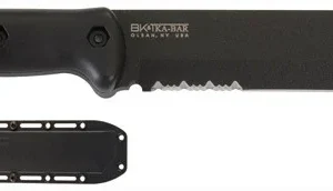 KA-BAR BECKER TAC TOOL - 7" SERRATED W/PLASTIC SHEATH