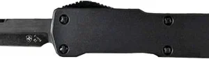 TEMPLAR KNIFE CALI LEGAL OTF - BLACK ALUMIN 1.8" D2 BLK TANTO
