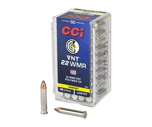 CCI 22WMR 30GR VARMINT TIP 50/2000
