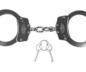 CBG UZI HANDCUFF CHAIN SILVER