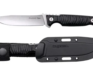 COLD STL RAZORTEK 4" BLK W/SHEATH