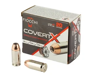 FIOCCHI COVERT X 45ACP 230GR 20/200