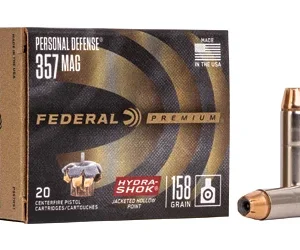 FED HYDRA-SHOK 357MAG 158GR 20/500