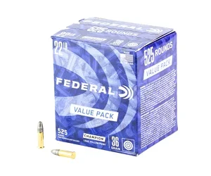 FED 22LR 36GRN LEAD HP 525 CT
