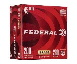 FED CHAMP 45ACP 230GR FMJ 200CT