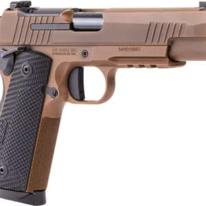 SIG 1911 X 45ACP 5" XRAY-3 - OR (2)8RD G10 STEEL COYOTE