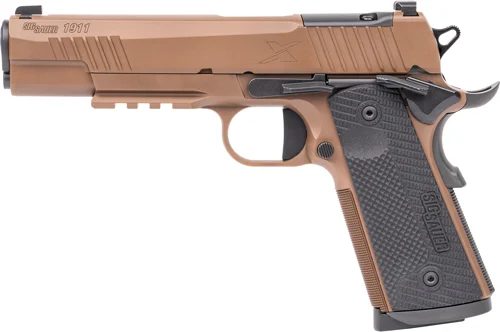 SIG 1911 X 45ACP 5" XRAY-3 - OR (2)8RD G10 STEEL COYOTE - Image 3