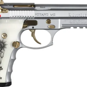GIRSAN REGARD LIBERADORE 9MM - GOLD/CHROME ENGRAVED 18-SHOT