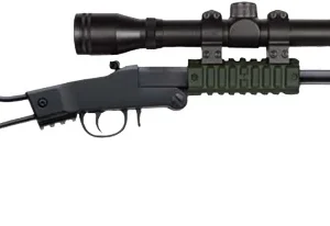 CHIAPPA LITTLE BADGER 22LR - 1/2X28" TB BLACK/ODG W/4X20..