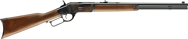 WINCHESTER 1873 SHORT RIFLE - CLR CASE 357/38SP BLUED/WALNUT