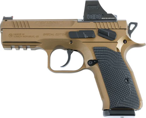 CZ SHADOW 2 COMPACT OR 9MM - BURNT BRONZE W/HOLOSUN 508T-RD