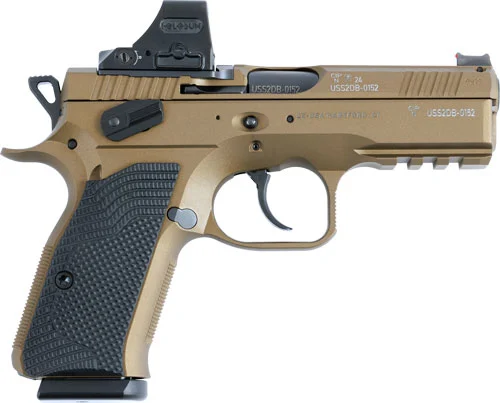 CZ SHADOW 2 COMPACT OR 9MM - BURNT BRONZE W/HOLOSUN 508T-RD - Image 4