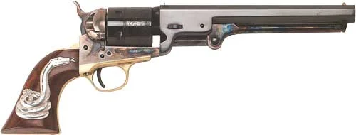 CIMARRON MAN W/NO NAME 38SPL - FS 7.5" CC/BL WALNUT W/INLAY