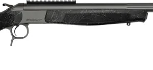 CVA SCOUT TD 450BM 25" W/RAIL - & BRAKE TUNGSTEN/BLACK WEB