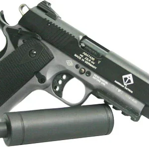 GERMAN SPORT 1911 AD-OPS 22LR - 5" BLACK/GREY 10RD W/RAIL