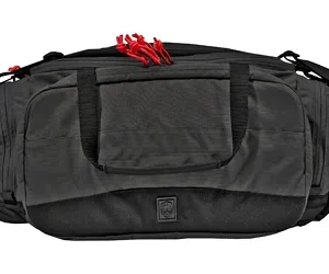 GGG RANGE BAG BLACK W/RED ZIPPER PUL