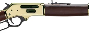 HENRY BRASS SIDE GATE 30-30 - 20" BRASS WALNUT