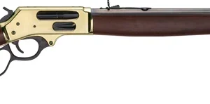 HENRY BRASS SIDE GATE 45-70 - 22" OCTAGON BRASS WALNUT