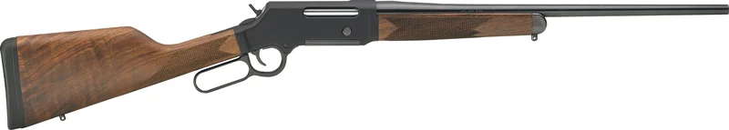 HENRY LONG RANGER 243 WIN - 20" BLUED WALNUT NO SIGHTS