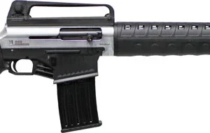 IVER JOHNSON STRYKER 12GA. 3" - 20" AR-STYLE 5-SH S.NICKEL/BLK