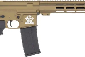 GLFA AR15 LEFT HAND RIFLE 223 - WYLDE 16" NIT BBL BRONZE