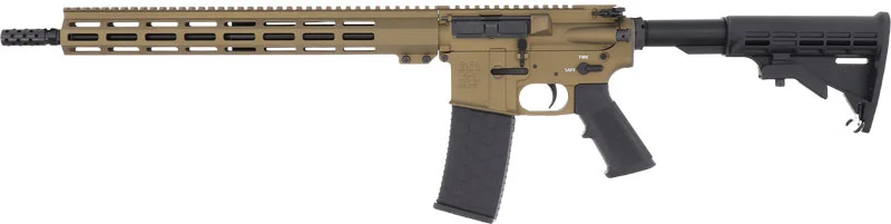 GLFA AR15 LEFT HAND RIFLE 223 - WYLDE 16" NIT BBL BRONZE - Image 2