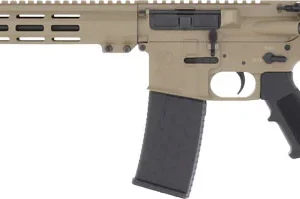 GLFA AR15 LEFT HAND RIFLE 223 - WYLDE 16" NIT BBL FDE