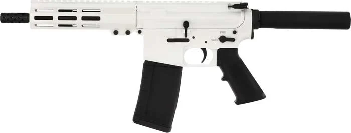 GLFA AR15 PISTOL 223 WYLDE - 7.5" NITRIDE BBL WHITE - Image 2