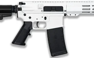 GLFA AR15 PISTOL W/BRACE 223 - WYLDE 7.5" SS BARREL WHITE