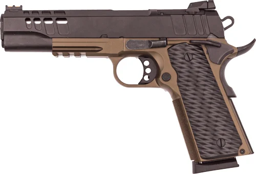GLFA 1911 PISTOL 9MM 5" FS - BLACK SLIDE BRONZE FRAME