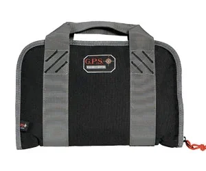 GPS DOUBLE COMPACT PISTOL CASE BLACK