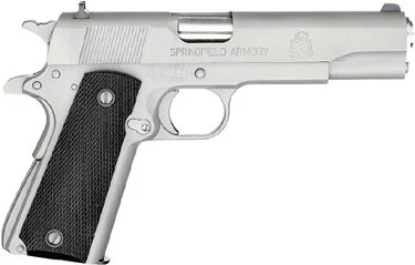 SPRINGFIELD MIL-SPEC 1911 45 - ACP 5" 7RD STAINLESS CA COMP