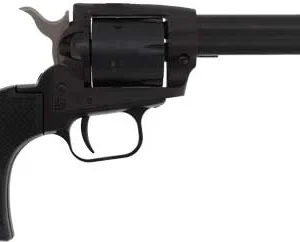 HERITAGE 22LR/22WMR BLACK - 4.75" STEEL FRAME POLYMER GRIP