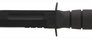 KA-BAR SHORT KA-BAR - 5.25" SERR W/PLASTIC SHEATH