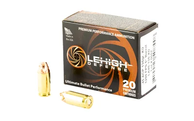 Lehigh Defense .45 ACP 135gr Brass – 20rd
