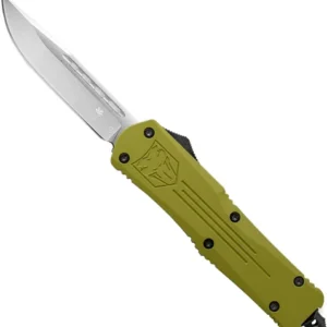 COBRATEC LARGE FS3 OTF ODGREEN - FANG 3.5" D2 STEEL DRP PNT
