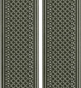 MI LEVER ACTION G10 STRAIGHT - GRIP PANEL GREY / BLACK