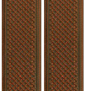 MI LEVER ACTION G10 STRAIGHT - GRIP PANEL RED / BLACK