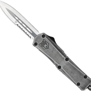 COBRATEC MEDIUM FS3 OTF  STONE - WASH 3" D2 DAGGER 1 SIDE SRRTD
