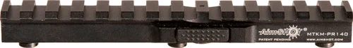 AIMSHOT QUICK RELEASE KEYMOD - ADAPTER PICATINNY RAIL 140MM