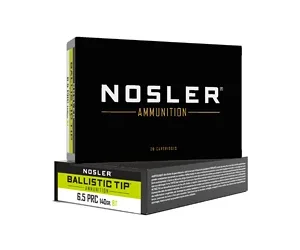 NOSLER 6.5 PRC 140GR BT 20/200