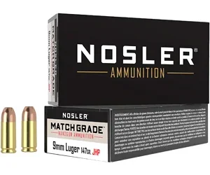 NOSLER ASP 9MM 147GR JHP 50/500