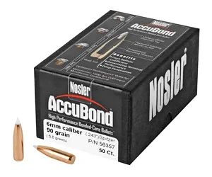 NOSLER 6MM 90GR ACCUBOND 50CT