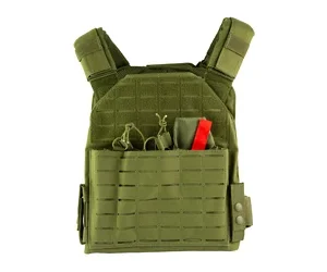 NCSTAR LSR PLATE CARRIER MED-2XL GRN