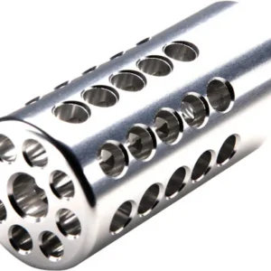 TACSOL COMPENSATOR 1" 22LR - 1/2X28 TPI SILVER